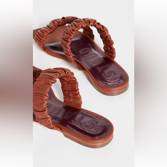 STAUD Maya Ruched Sandals - Picture 3 of 11